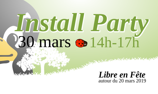 Install Party Linux<br/>30 mars 2019 – 14h-17h