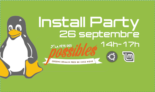 Install Party Linux<br/>26 septembre – 6 places