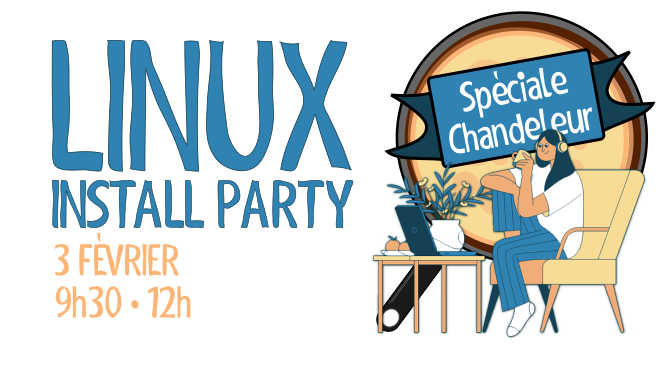 Install Party Linux – Spéciale Chandeleur ! 3 Février 9h30-12h